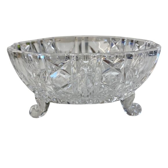 Other - Vintage Crystal Footed Bowl Decorative Candy Bowl